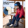 image:imageStelle Wool Ski Socks for Kids Men Women Winter Warm Knee High SocksBlue