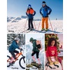 image:imageStelle Wool Ski Socks for Kids Men Women Winter Warm Knee High SocksPink