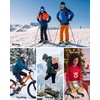 image:imageStelle Wool Ski Socks for Kids Men Women Winter Warm Knee High SocksWhite