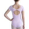 image:imageStelle Ballet Leotard for Women Twist Back Short Sleeve DancewearLavender
