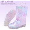 image:imageStelle Girls Light Up Rain Boots for Toddler Kids Glitter BootsPink Ombre Glitter