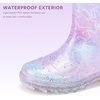 image:imageStelle Girls Light Up Rain Boots for Toddler Kids Glitter BootsPink Ombre Glitter