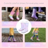 image:imageStelle Girls Light Up Rain Boots for Toddler Kids Glitter BootsPink Ombre Glitter