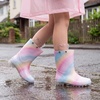 image:imageStelle Girls Light Up Rain Boots for Toddler Kids Glitter BootsRainbow Stripe