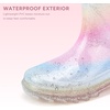 image:imageStelle Girls Light Up Rain Boots for Toddler Kids Glitter BootsRainbow Stripe