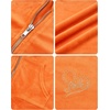 image:imageStelle Girls Velour Tracksuits Zip Up Hoodies Joggers with Pockets 515 YOrange