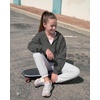 image:imageStelle Girls Zip Up Hoodie Kids Casual Fleece Sweatshirt with PocketCharcoal