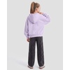 image:imageStelle Girls Zip Up Hoodie Kids Casual Fleece Sweatshirt with PocketLavender