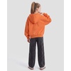 image:imageStelle Girls Zip Up Hoodie Kids Casual Fleece Sweatshirt with PocketOrange