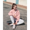 image:imageStelle Girls Zip Up Hoodie Kids Casual Fleece Sweatshirt with PocketOrchid