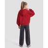 image:imageStelle Girls Zip Up Hoodie Kids Casual Fleece Sweatshirt with PocketRed