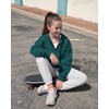 image:imageStelle Girls Zip Up Hoodie Kids Casual Fleece Sweatshirt with PocketTeal