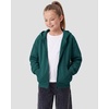 image:imageStelle Girls Zip Up Hoodie Kids Casual Fleece Sweatshirt with PocketTeal