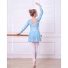 image:imageStelle Long Sleeve Ballet Leotards for Girls Toddler Ballerina Dance DressCloudburst Blue