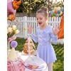 image:imageStelle Long Sleeve Ballet Leotards for Girls Toddler Ballerina Dance DressCloudburst Purple