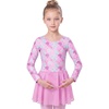 image:imageStelle Long Sleeve Ballet Leotards for Girls Toddler Ballerina Dance DressBow Dreams