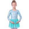 image:imageStelle Long Sleeve Ballet Leotards for Girls Toddler Ballerina Dance DressMermaid Sparkle