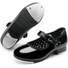 image:imageStelle Tap Shoes for Toddler Girls Bow Mary Jane Dance ShoesBlack