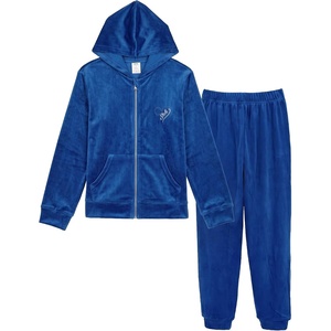 image:imageStelle Girls Velour Tracksuits Zip Up Hoodies Joggers with Pockets 515 YSapphire