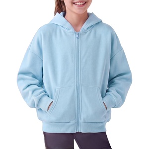 image:imageStelle Girls Zip Up Hoodie Kids Casual Fleece Sweatshirt with PocketBlue