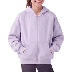 image:imageStelle Girls Zip Up Hoodie Kids Casual Fleece Sweatshirt with PocketLavender