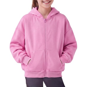 image:imageStelle Girls Zip Up Hoodie Kids Casual Fleece Sweatshirt with PocketPink