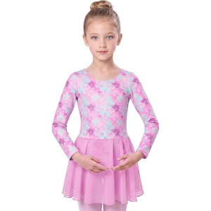 image:imageStelle Long Sleeve Ballet Leotards for Girls Toddler Ballerina Dance DressBow Dreams