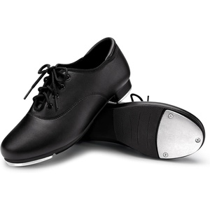 image:imageStelle Tap Shoe for Women Lace Up PU Dance ShoesBlack