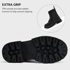 image:imageStelle Girls Combat Ankle Boots with Printed LaceUp Side ZipperBlack