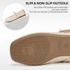 image:imageStelle Girls Dress Shoes Beaded Mary Jane Flats for Flower GirlGold Glitter