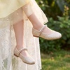 image:imageStelle Girls Dress Shoes Beaded Mary Jane Flats for Flower GirlGold Glitter