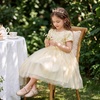 image:imageStelle Girls Dress Shoes Beaded Mary Jane Flats for Flower GirlGold Glitter