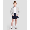 image:imageStelle Girls Zip Up Hoodies Teen Fleece Corgi Sweatshirts with PocketLight Heather Grey