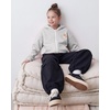 image:imageStelle Girls Zip Up Hoodies Teen Fleece Corgi Sweatshirts with PocketLight Heather Grey