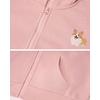 image:imageStelle Girls Zip Up Hoodies Teen Fleece Corgi Sweatshirts with PocketOrchid