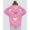 image:imageStelle Girls Zip Up Hoodies Teen Fleece Corgi Sweatshirts with PocketPink