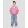 image:imageStelle Girls Zip Up Hoodies Teen Fleece Corgi Sweatshirts with PocketPink