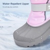 image:imageStelle Kids Snow Boots Boys Girls Waterproof Zipper Winter BootsCotton Candy Ombre
