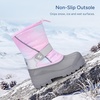 image:imageStelle Kids Snow Boots Boys Girls Waterproof Zipper Winter BootsCotton Candy Ombre