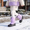 image:imageStelle Kids Snow Boots Boys Girls Waterproof Zipper Winter BootsLavender