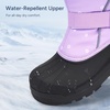 image:imageStelle Kids Snow Boots Boys Girls Waterproof Zipper Winter BootsLavender