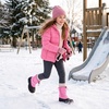 image:imageStelle Kids Snow Boots Boys Girls Waterproof Zipper Winter BootsPink