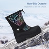 image:imageStelle Kids Snow Boots Boys Girls Waterproof Zipper Winter BootsRainbow Leopard