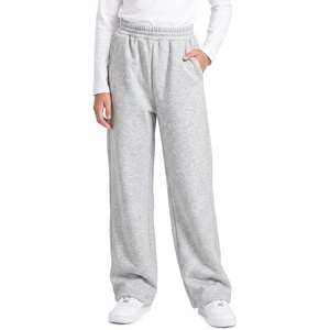 image:imageStelle Girls Sweatpants Fleece Straight Leg Baggy Athletic SweatpantsLight Heather Grey