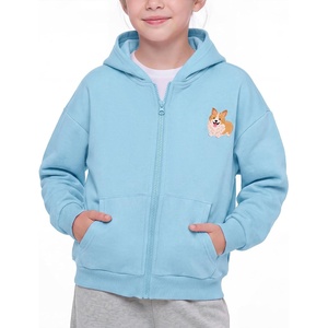 image:imageStelle Girls Zip Up Hoodies Teen Fleece Corgi Sweatshirts with PocketBlue