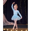 image:imageStelle Ballet Leotards for Girls Long Sleeve Dance Leotard with Sequin Tulle Tutu Skirt Toddler Ballerina OutfitBlue
