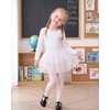 image:imageStelle Ballet Leotards for Girls Long Sleeve Dance Leotard with Sequin Tulle Tutu Skirt Toddler Ballerina OutfitWhite