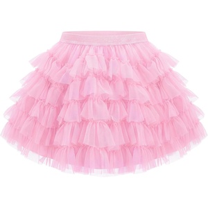 image:imageStelle Toddler Girls Tutu Skirt Kids Layered Tulle Ballet Dance SkirtPink