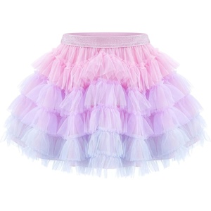 image:imageStelle Toddler Girls Tutu Skirt Kids Layered Tulle Ballet Dance SkirtPink Ombre