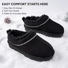 image:imageStelle Girls Slippers Kids Fuzzy House Shoes SlipOnBlack